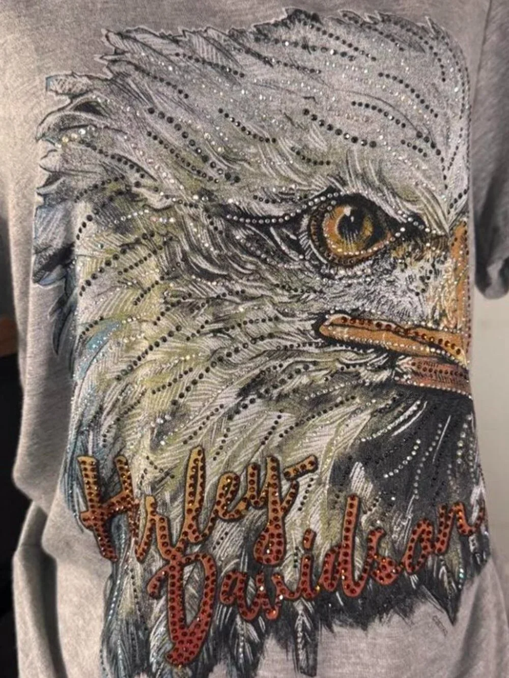 Harley Davidson Women's Grey T-shirt